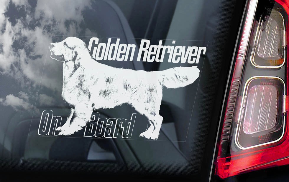 Sticker Golden Retriever - v04