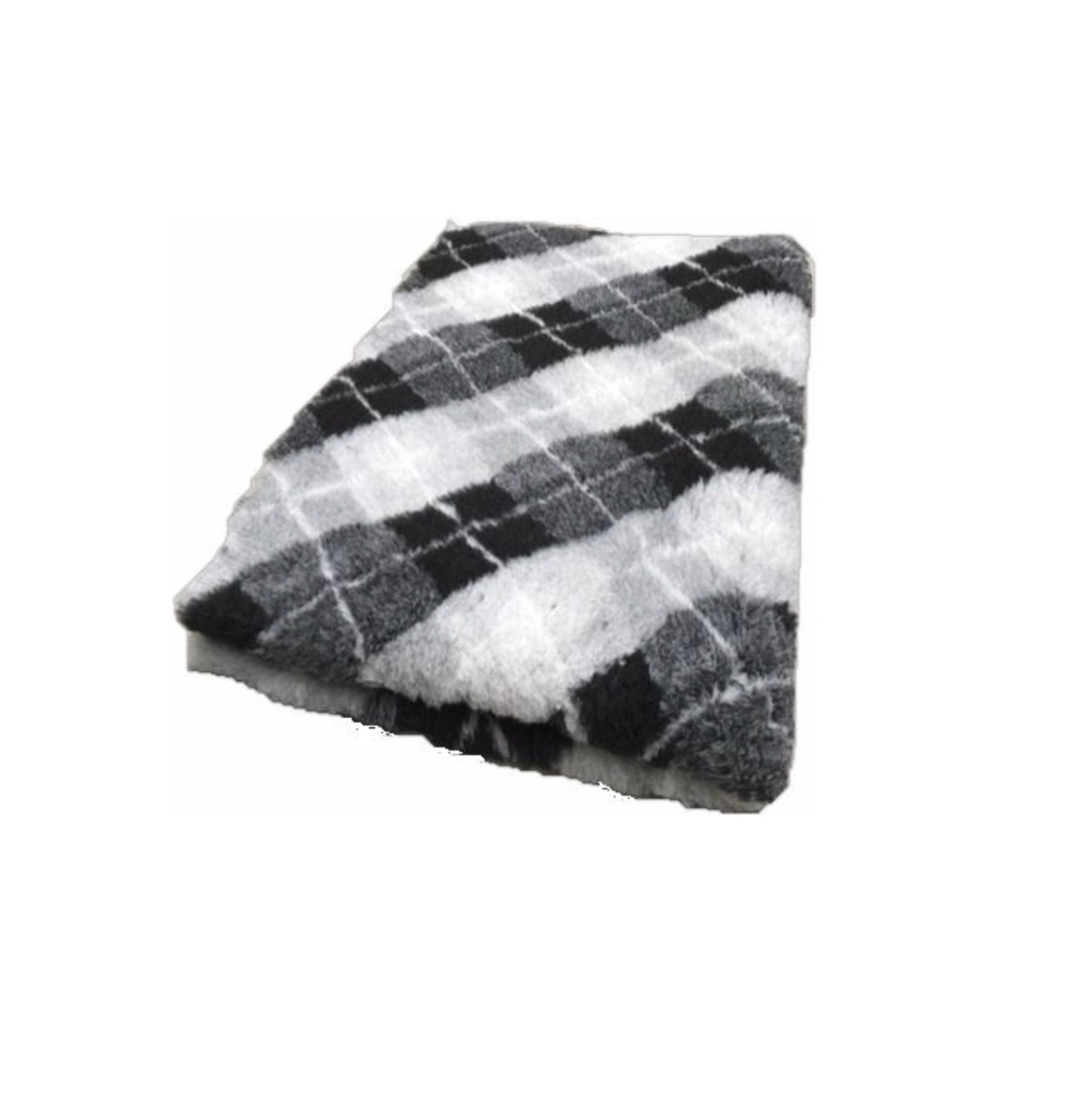 VET-BED - Diamond sort/grå/hvit