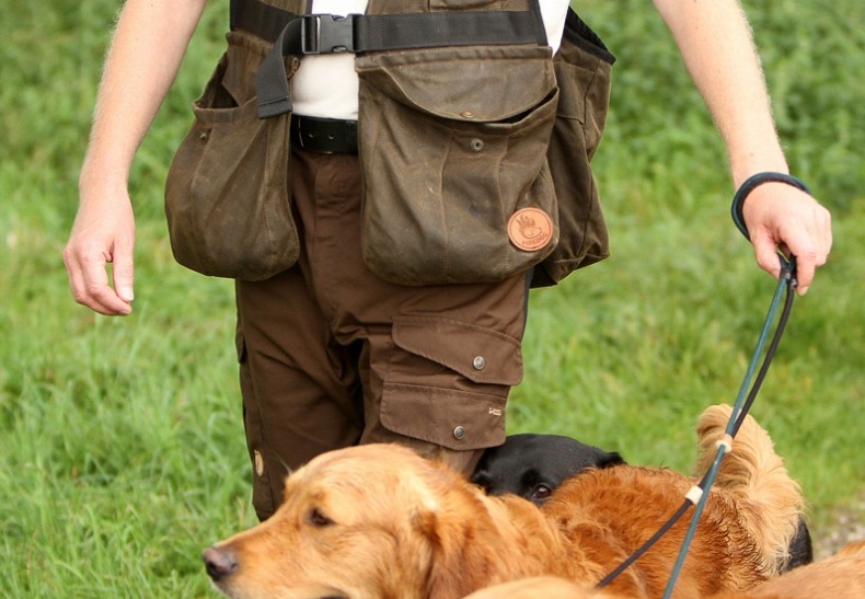 Firedog Dummyvest - Waxed Cotton Brun (Small)