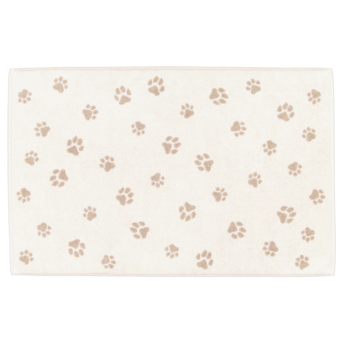 Cawö We Love Dogs baderomsmatte Paws - Natur/Beige