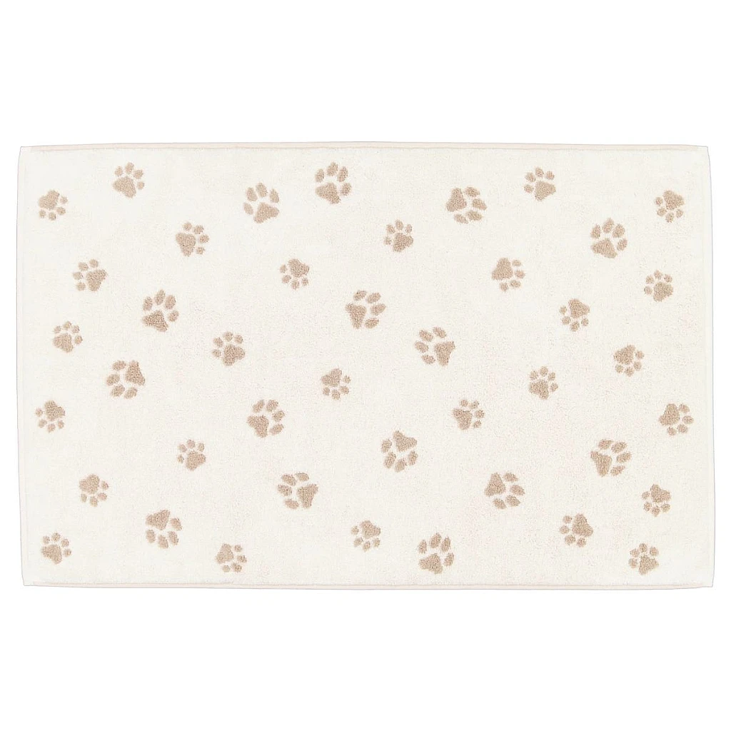 cawo-we-love-dogs-baderomsmatte-paws-naturbeige
