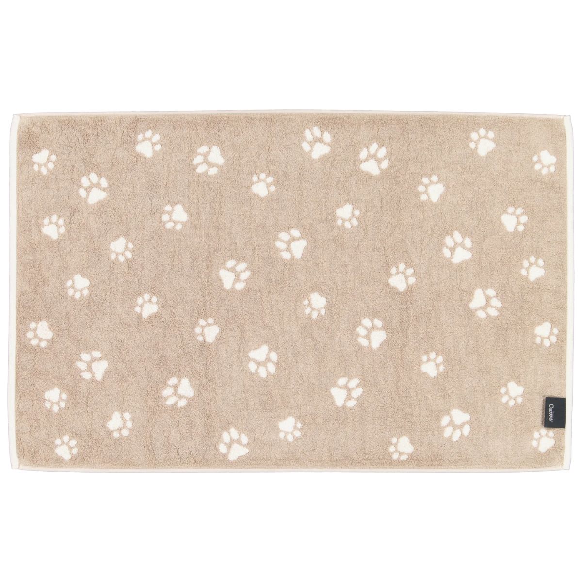 Cawö We Love Dogs baderomsmatte Paws - Natur/Beige