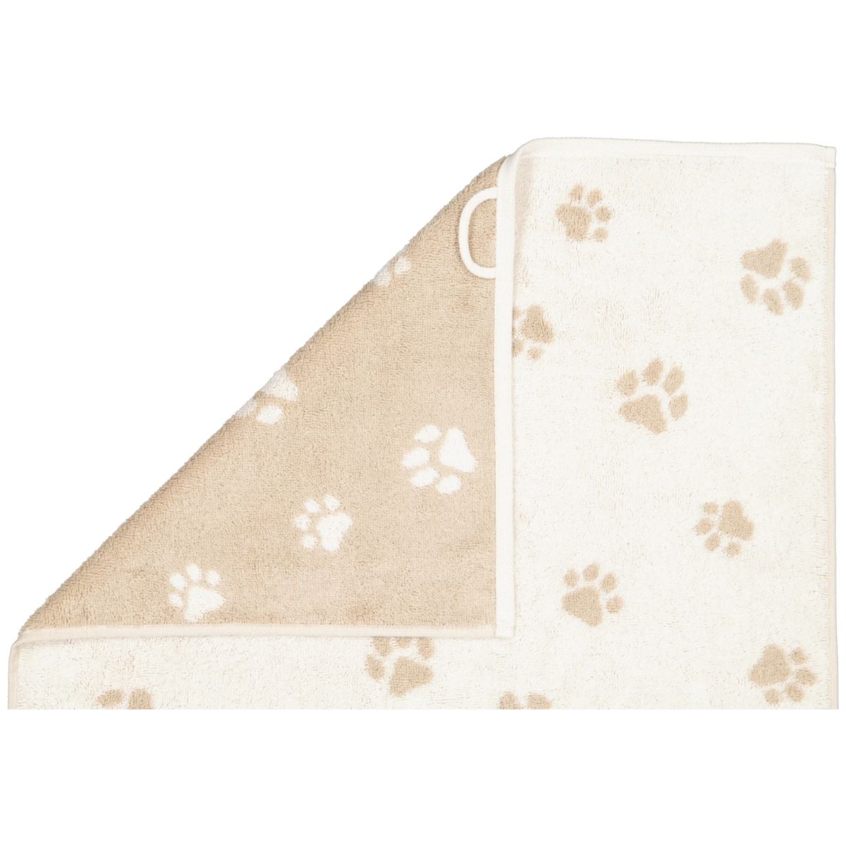 Cawö We Love Dogs - Paws - Natur/Beige (30 x 50 cm)
